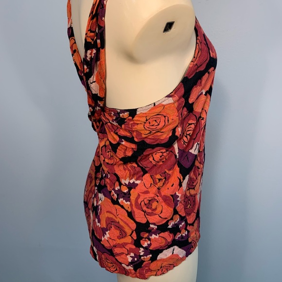 Free People Floral Tank Top - Red and Black - Picture 10 of 10